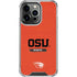 Oregon State University Texture iPhone 16 Pro Clear Case